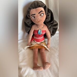 Disney Moana Doll with Black Hair and Red Outfit